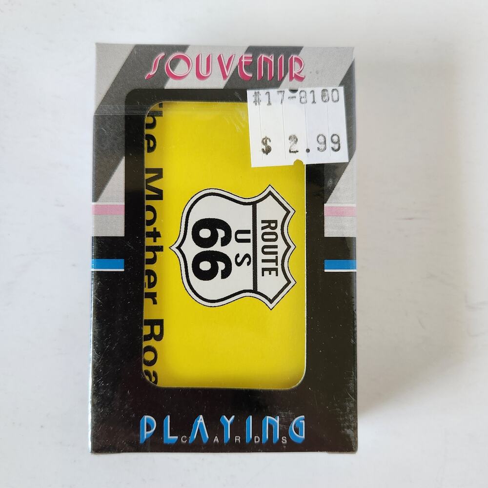 NOS VTG Route 66 Playing Cards Souvenir Deck Mother Road Sealed New! Old Stock